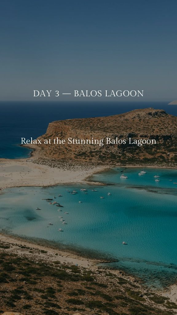 Balos Lagoon in Crete, Greece with turquoise water and white sand — a must-visit beach on a 10 day Crete itinerary.