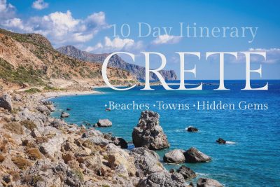 Balos Lagoon in Crete, Greece — one of the best beaches to include on a 10 day Crete itinerary.